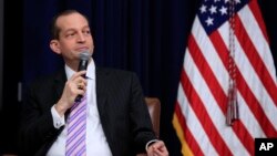 Alex Acosta, secretario de Trabajo de EE.UU., es el único hispano en el gabinete del presidente Donald Trump.