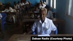Ahmed Mohamed Ali, 61, attends high school in Bal’ad, Somalia. 