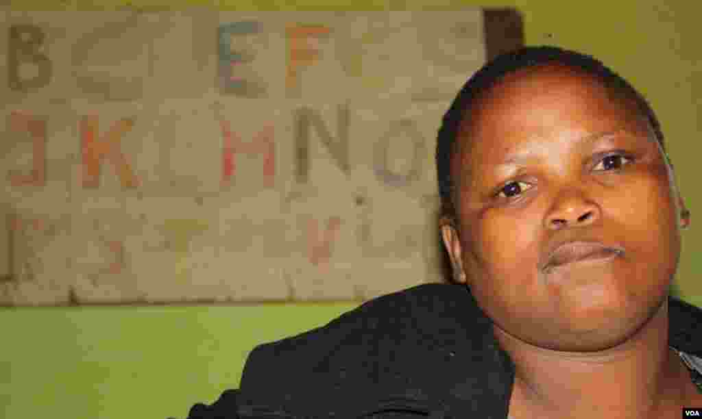 A patient during a lesson at the home (VOA/ D. Taylor)