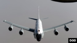 五角大楼称，对5月17日中国军机拦截美国侦察机事件的调查显示中方拦截行为违反双方去年达成的协议。(美国国防部照片）