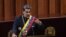 Venezuelan President Nicolas Maduro delivers a speech before the judges of the Supreme Court of Justice during the opening ceremony of the judicial year in Caracas on January 31, 2024. (Photo by Pedro Rances Mattey / AFP)