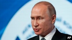 블라디미르 푸틴 러시아 대통령. 