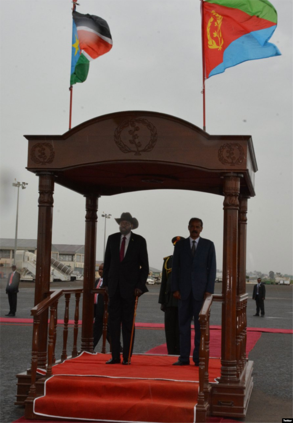 ፕረዚደንት ደቡብ ሱዳን ኣብ ኣስመራ ናይ ስራሕ ምብጻሕ የካይዱ ኣለው