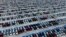 New cars are seen at a parking lot in Shenyang, Liaoning province, China, Jan. 16, 2017. 