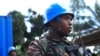 Un casque bleu servant dans la Mission de l'Onu pour la paix en RDC (MONUSCO) à Beni, dans la province du Nord-Kivu de la République démocratique du Congo, 17 novembre 2018. REUTERS/Samuel Mambo