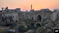 شهر مخروبۀ حلب 