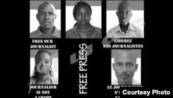 Waandishi wa habari na dereva wao ambao wamekamatwa nchini Burundi