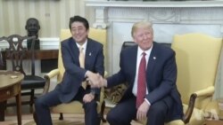 川普安倍峰会 贸易和朝鲜导弹是两大议题