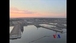 气候变暖海平面升高 美军港诺福克城未雨绸缪