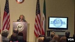 از جمله سخنرانان این نشست، ایلیانا راس لیتنین، نماینده جمهوریخواه از فلوریدا بود. 