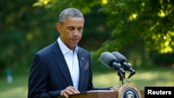 آقای اوباما گفت که طیاره های امریکای آماده حمله بر تروریست ها است