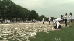 Bones Form Visual Petition Against Genocide