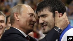 Владимир Путин и Тагир Хайбулаев