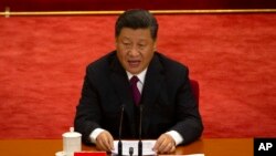 시진핑 중국 국가주석은 30일 베이징 인민대회당에서 열린 5·4운동 100주년 기념식에서 연설했다.