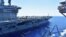 USS Nimitz được tiếp liệu tại Biển Đông. Hình minh họa.