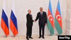 İlham Əliyev və Vladimir Putin 