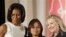 Zin Mar Aung, Mrs. Obama and Mrs. Clinton