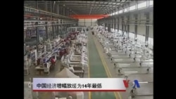 中国经济增幅放缓 为14年最低