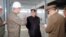 김정은 북한 노동당 위원장이 룡악산비누공장 건설장을 현지지도 했다고 조선중앙통신이 4일 보도했다.