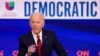 FILE - Democratic U.S. presidential candidate and former Vice President Joe Biden speaks during the 11th Democratic candidates debate of the 2020 U.S. presidential campaign, held in CNN's Washington studios.