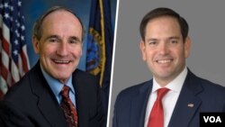 از راست: سناتور مارکو روبیو و سناتور جیم ریچ