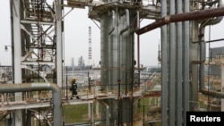 러시아 크라스노야르스크의 정유시설. (자료사진)