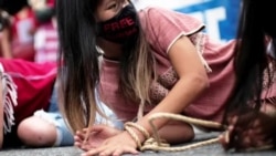 On Stage in Moscow, Myanmar Coup Maker Falsely Blames Protestors for Violence