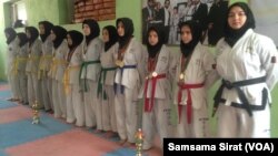 Afghan women teakwondo