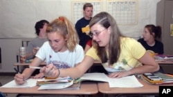 Dalam sistem One World Education, murid menulis langsung topik yang ingin mereka pelajari, dan kemudian dikembangkan secara profesional sebagai kurikulum. Foto: Ilustrasi