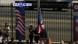 VOA60 America- American flag flies over embassy in Cuba for the first time in five decades- August 14, 2015