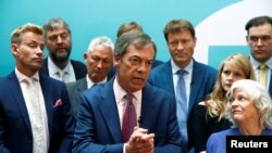 Kiongozi wa chama cha Brexit Nigel Farage.