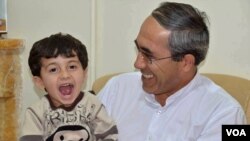 Mahmud Fəzli oğlu Atilla ilə birlidə