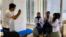 dr. Dianty Suraya, dr. Abi Noya, dr. Claudia Dadlani, dan dr. Gloria Ate dari Alodokter sedang membuat video TikTok mengenai cara cuci tangan sesuai panduan WHO. (Foto: dr. Abi Noya)
