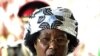 Malawi's new President Joyce Banda gives a press conference in Lilongwe. Banda said she was pinning her hopes on donors to re-open aid taps after she started talking to them on possible resumption of aid frozen over governance and macroeconomic concerns, 