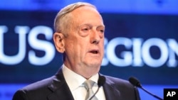 Глава Пентагона Джеймс Мэттис. Сингапур. 2 июня 2018 г.