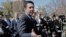 House Intelligence Committee Chairman Rep. Devin Nunes, R-Calif, speaks with reporters outside the White House in Washington, March 22, 2017, following a meeting with President Donald Trump. 