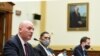  R. Clarke Cooper, Assistant Secretary of State for Political-Military Affairs, left, and other State Department officials testify on the firing of State Department Inspector General Steven Linick, Sept. 16, 2020, on Capitol Hill in Washington. 
