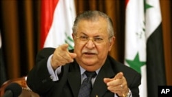  Jalal Talabani, tsohon shugaban Iraqi kuma jagoran kurdawa wanda Allah ya yiwa rasuwa jiya Talata a wani asibiti a birnin Berlin.