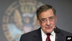 6일 미국 워싱턴 조지타운 대학에서 연설하는 리언 파네타 미 국방장관.