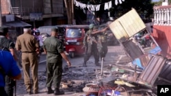 Sojojin kasar Sri Lanka na kokarin tabbatar da tsaro