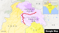 阿扎德(巴基斯坦)和查谟(印度) 克什米尔控制线