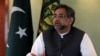Pakistan's Prime Minister Shahid Khaqan Abbasi speaks with a Reuters correspondent during an interview at his office in Islamabad, Pakistan September 11, 2017. 