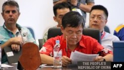 在瑙鲁出席太平洋岛国论坛的中国代表杜起文 （2018年9月4日）