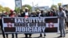 Lawyers demonstrate against what they call government interference in the judiciary, in Blantyre, Malawi, June 17, 2020. (Lameck Masina/VOA)
