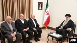 Xamineyî û Sê Lîderên Hemasê li Tehran