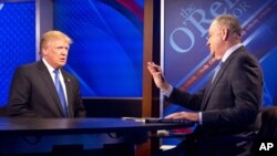 مجری فاکس نیوز در مصاحبه با دونالد ترامپ، پوتین را یک قاتل خواند.