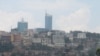 The Kigali skyline shown here in September, 2011.