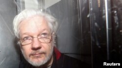 Джулиан Ассанж. 2020 г. Лондон.