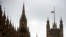 FILE - The British union flag flies at half-mast above Victoria Tower on the Palace of Westminster, in London, June 20, 2016.