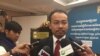 Preap Kol, executive director of Transparency International Cambodia, told reporters on February 28, 2017, that bribery to officials declined but major corrupt acts remained a concern. (Hul Reaksmey/VOA Khmer)
